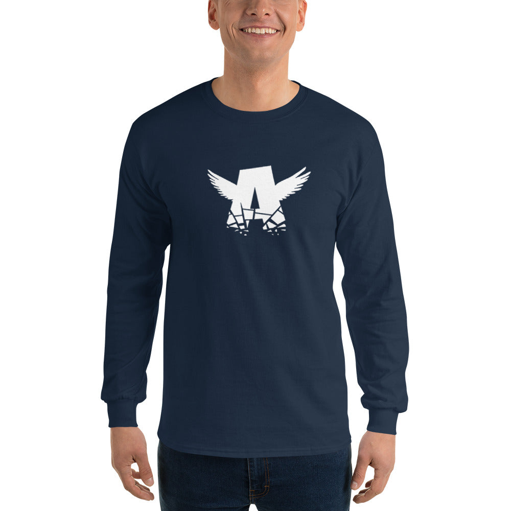 Men’s Long Sleeve Shirt | WHITE LOGO