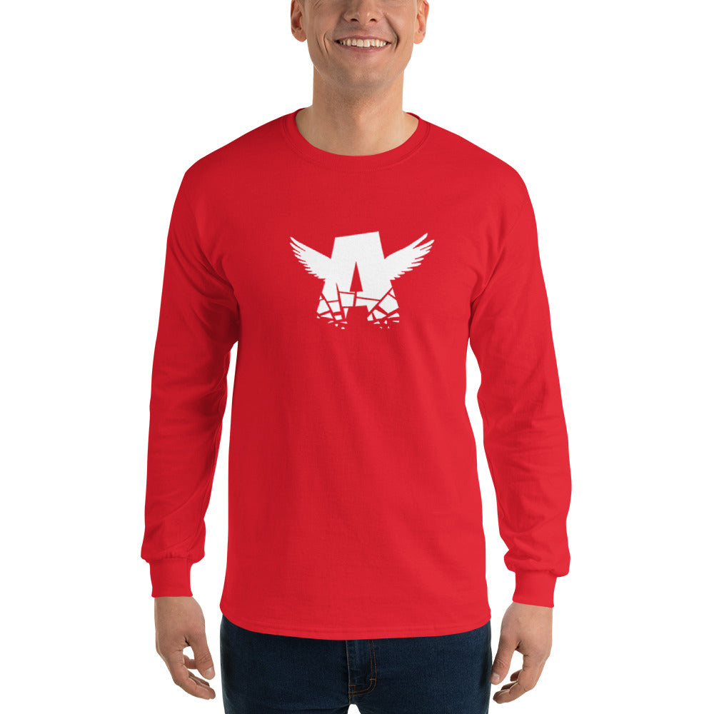 Men’s Long Sleeve Shirt | WHITE LOGO